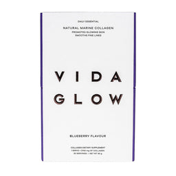 Vida Glow Natural Marine Collagen Sachets - Blueberry